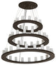 60" Loxley 48 Light 3-Tier Chandelier