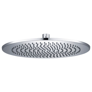 Isenberg HSB.12R - 12" Solid Brass Rain Showerhead - Round, Chrome