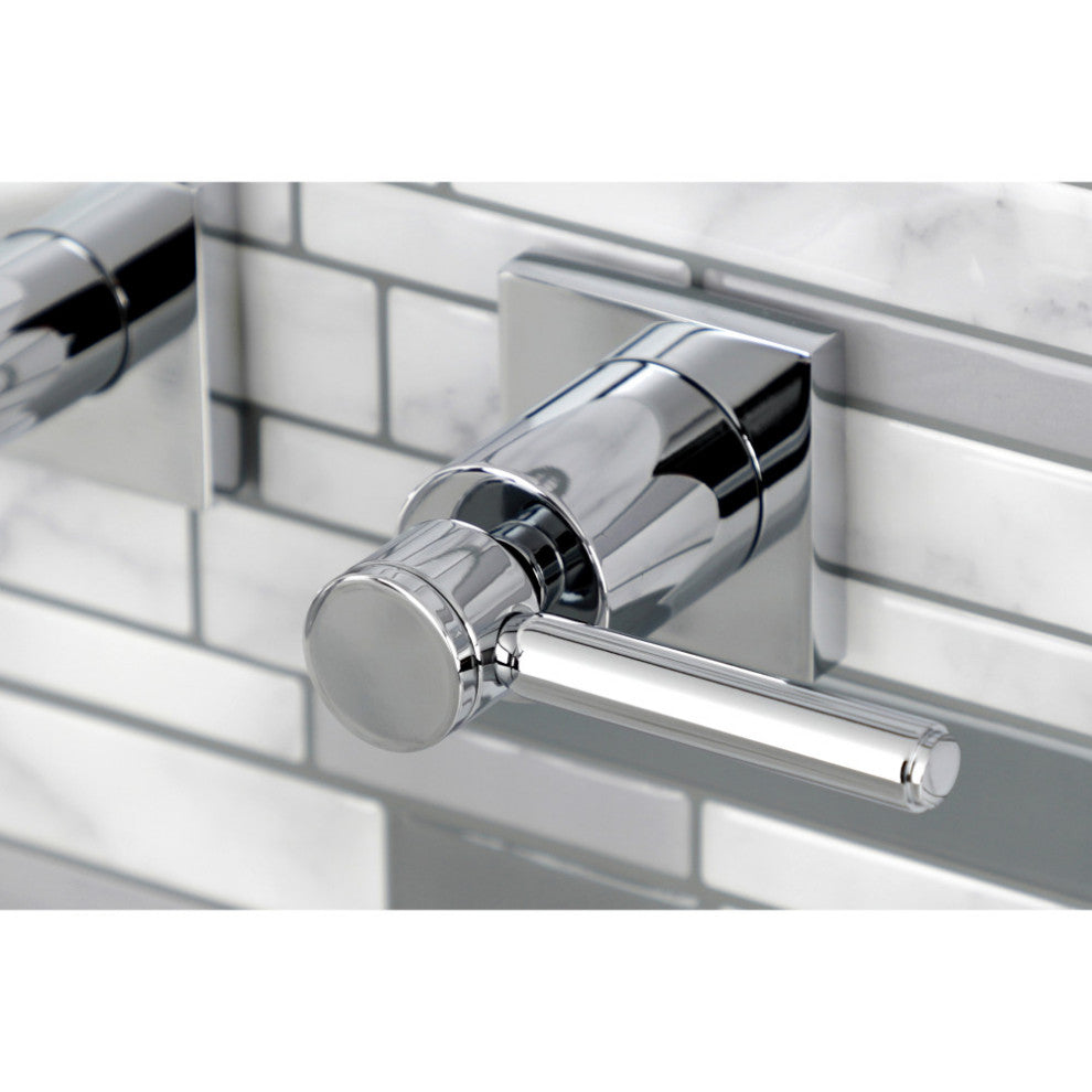 KS6021DL Wall Mount Tub Faucet, Polished Chrome
