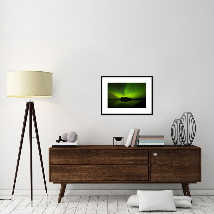 "Vikivaki" Framed Digital Print by Brin Ingibergsson-Bragi, 30x22"