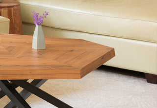 Ello Teak Vaneer Coffee Table