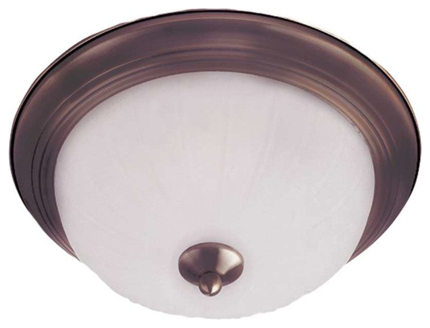 Maxim Lighting 2-Light Flush Mount in Oil Rubbed Bronze - 5831FTOI