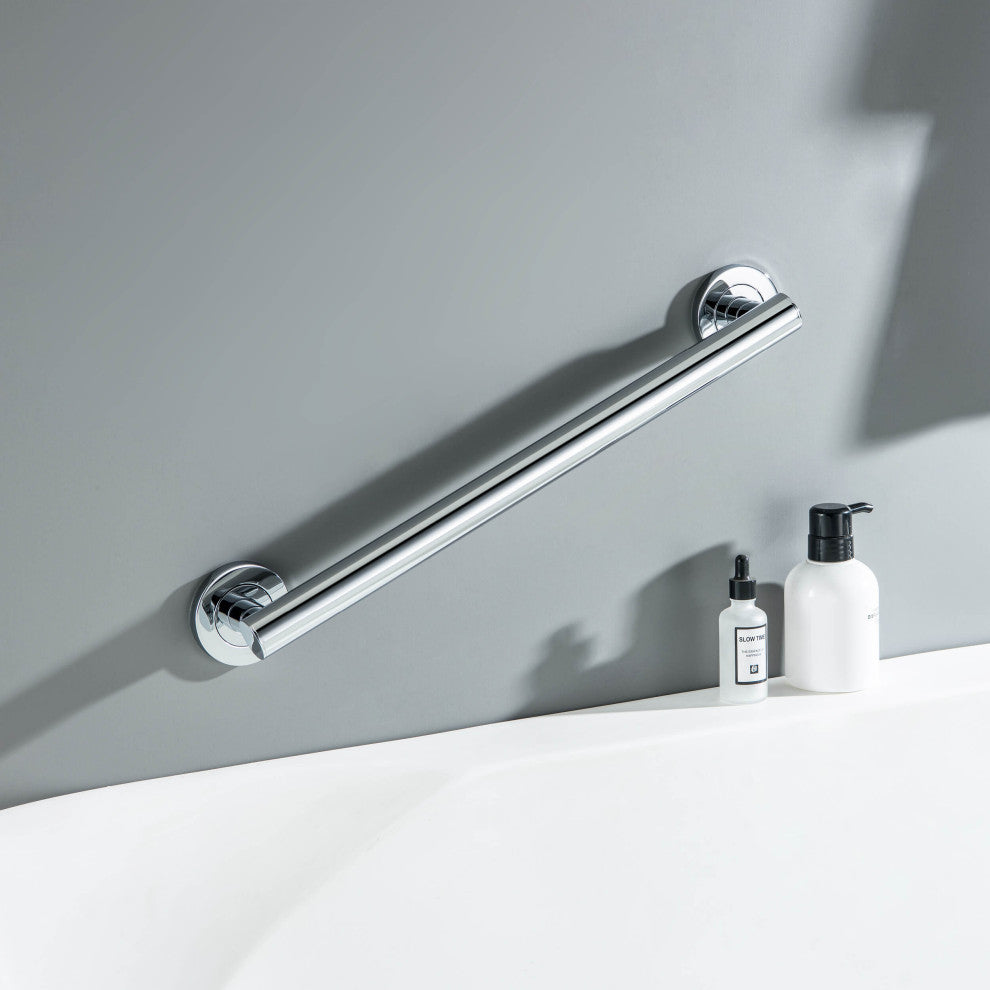 18" Stainless Steel Bathroom Safety Grab Bar, Chrome