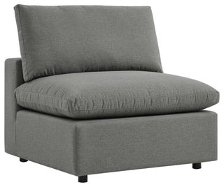 Commix 4-Piece Outdoor Patio Sectional Sofa Charcoal -5580