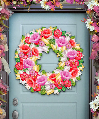 Flowers Summer Wreath Decor
