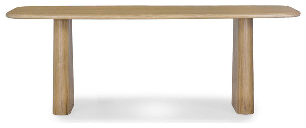 Laurel Solid White Oak Dining Table - Natural