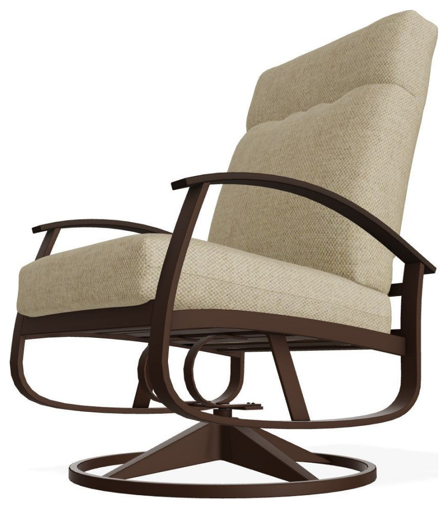 Belle Isle Cushion Deep Seat Outdoor Swivel Rocker, Blend Sand Pat/Kona