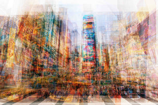 "New York Times SQ" Painting Print on Canvas