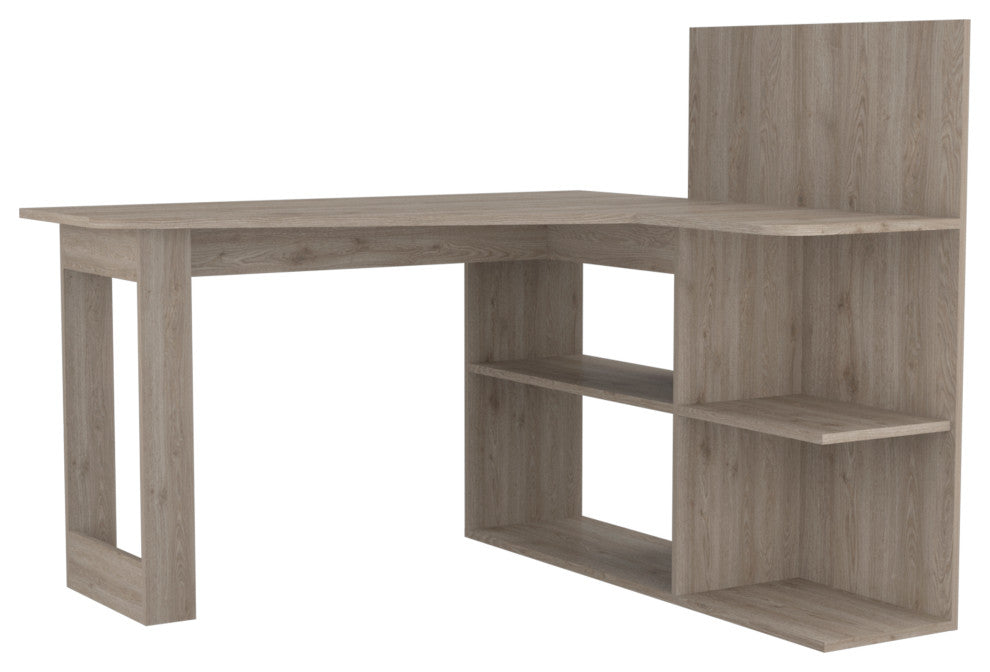 Kairi Computer Desk, Light Gray