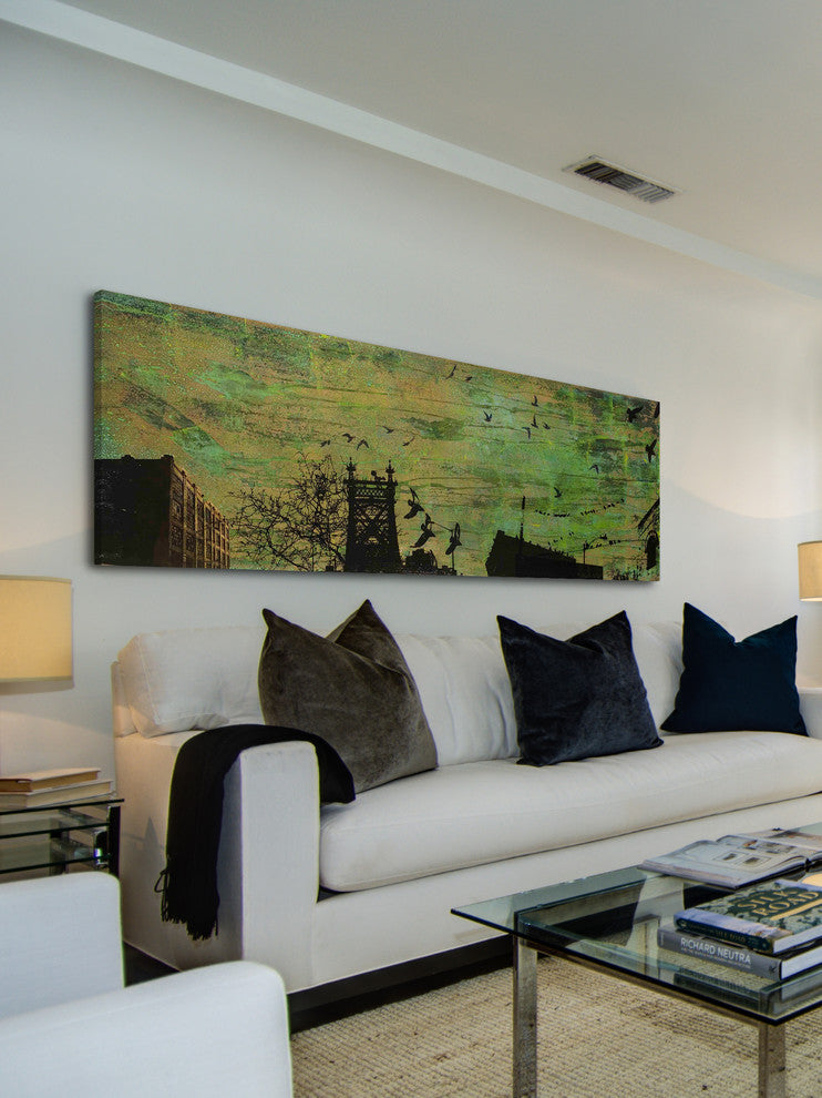 "Queensboro Crossing" Print on Canvas by Tracy Silva Barbosa