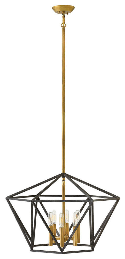 Hinkley Theory Medium Open Frame Single Tier, Aged Zinc