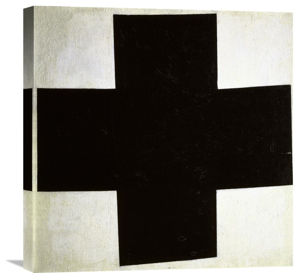 "Black Cross" Stretched Canvas Giclee by Kazimir Malevich, 22"x22"