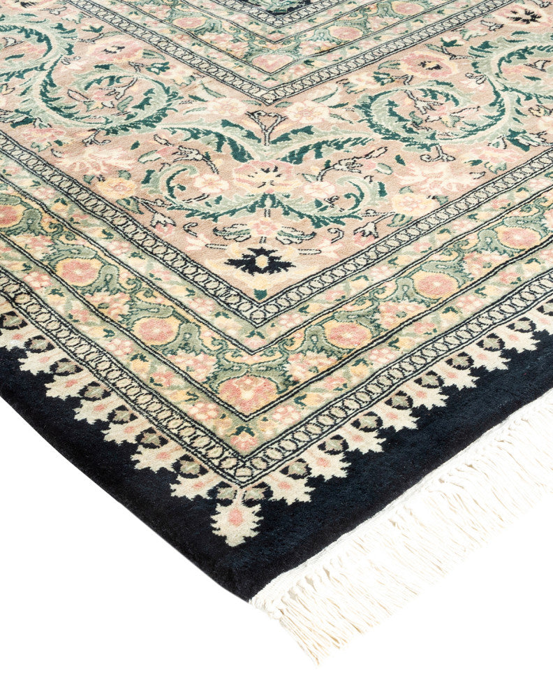 Mogul, One-of-a-Kind Hand-Knotted Area Rug Black, 12' 2" x 17' 5"
