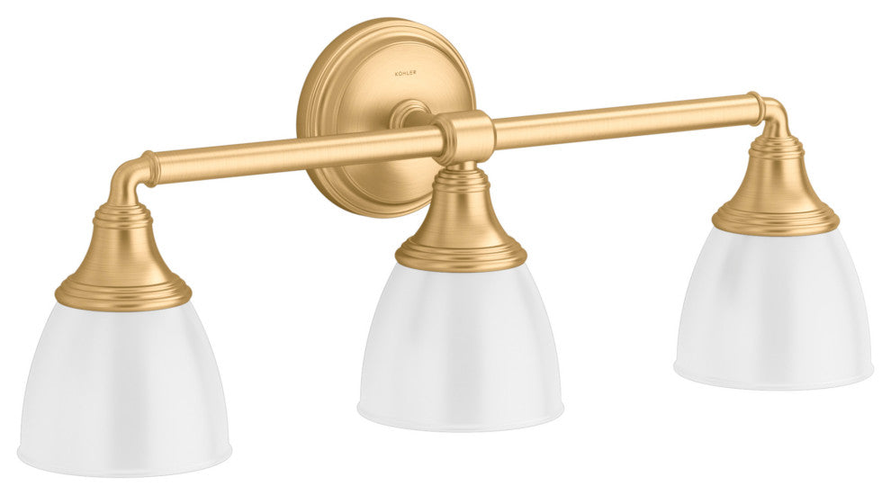 Kohler Lighting 10572 Devonshire 3 Light 23"W Bathroom Vanity - Brushed Moderne