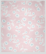 60x80" Valentines Floral Throw Blanket, Pink