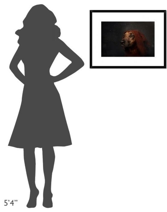 "The Night-Watchman" Framed Digital Print by Heike Willers, 26"x20"