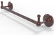 Prestige Que New 30" Towel Bar with Integrated Hooks, Antique Copper