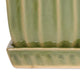 Green Square Ceramic Small Planter (Set of 3)