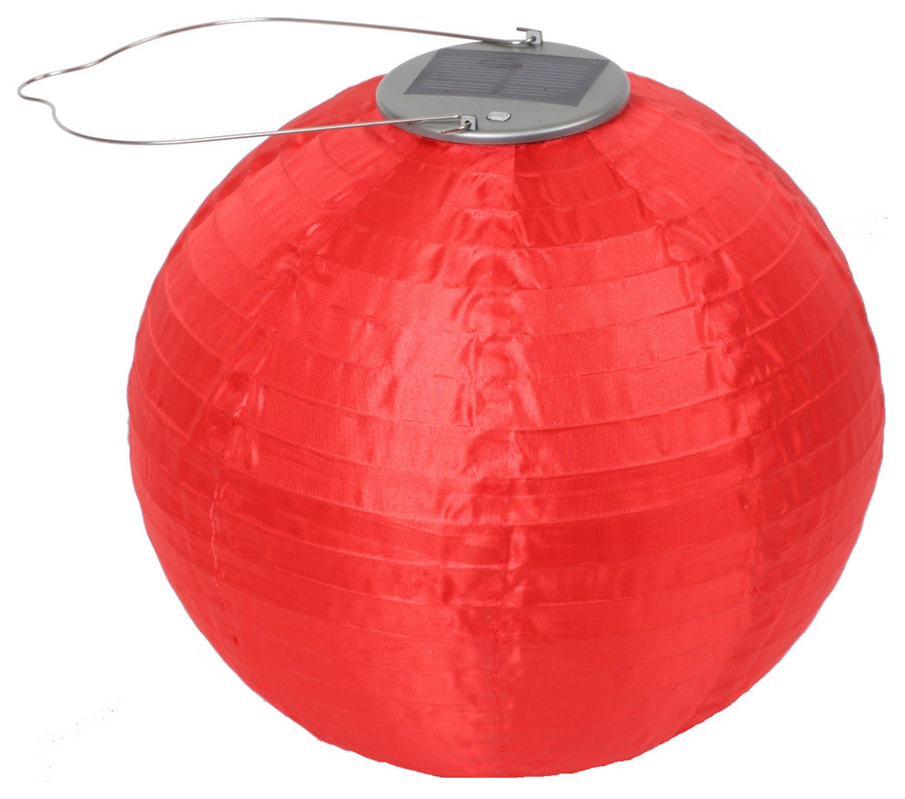 Soji LED Solar Lanterns, Red