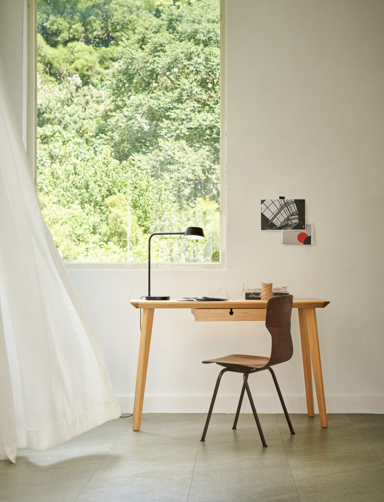 OLO Table Lamp, Black/Shiny Black