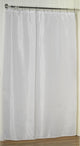 Fabric 78" Extra Long Shower Curtain, White