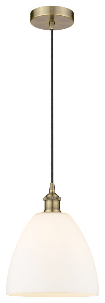 Innovations 616-1P-AB-GBD-91-LED 1-Light Mini Pendant, Antique Brass