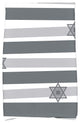 Star Stripes Holiday Stripe Print Kitchen Towel, Gray