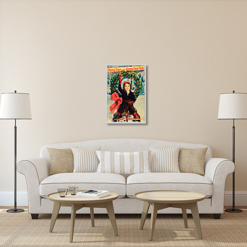 "Shirley Temple - Merry Christmas" Canvas by Hollywood Photo Archive, 24x36"