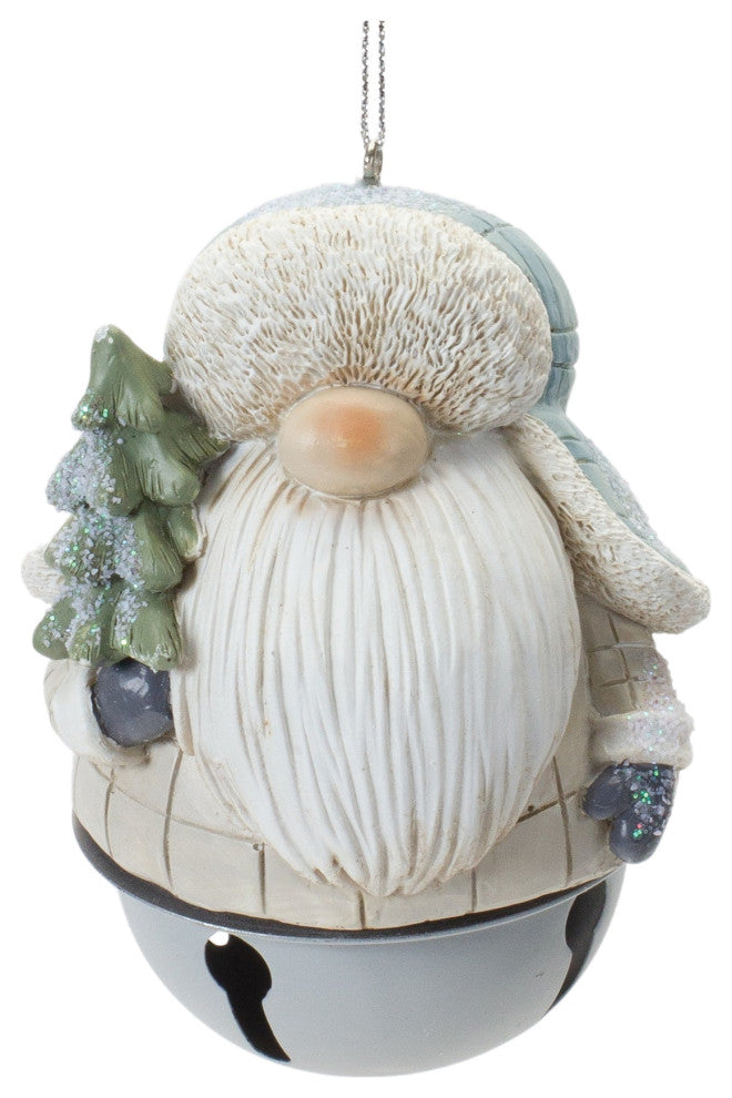 Gnome Sleigh Bell Ornament, 12-Piece Set