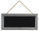 Galvanized Metal Rectangular Chalkboard
