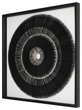 Uttermost 04311 Sandara 39-3/8" x 39-3/8" Framed Decorative Panel - Black /