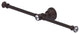 Carolina Crystal 2 Arm Guest Towel Holder, Antique Bronze