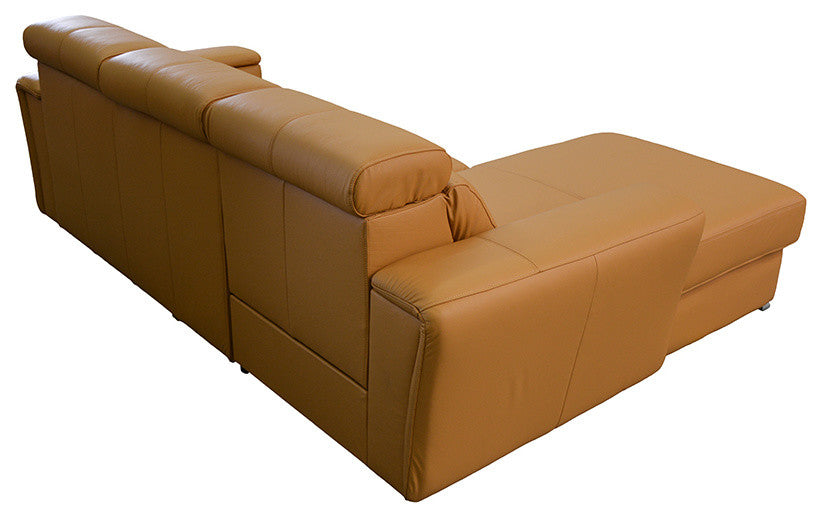 Tropic 1 Leather Sectional Sofa, Left Corner