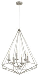 Bennett 6-Light Pendant, Satin Nickel