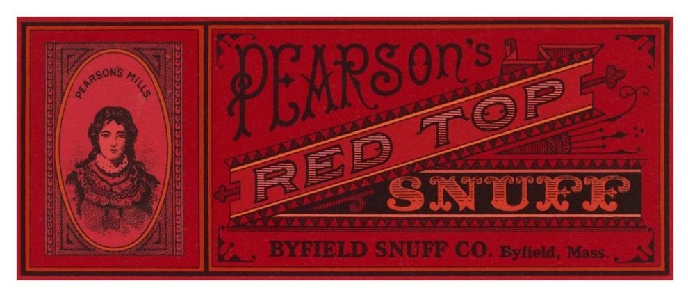"Pearson's Red Top Snuff" Digital Paper Print by Retrolabel, 46"x20"