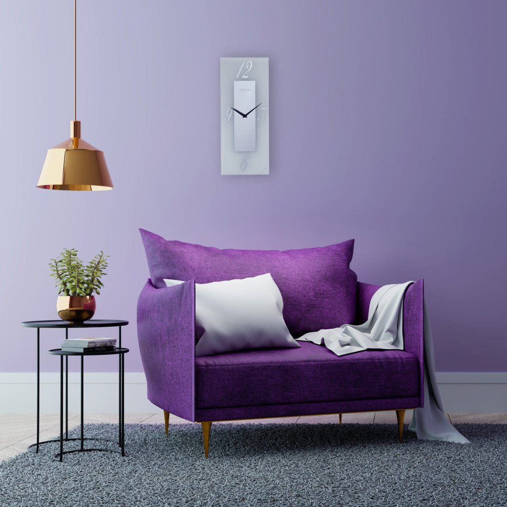 Dali, Frosted Glass Wall Clock, Rectangular