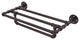 Pipeline Wall Mounted Towel Shelf with Towel Bar, Antique Bronze, 18"