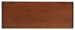 Aubrey Console Table, Medium Brown