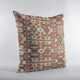 Plutus Multi-Color Morocco Damask Luxury Throw Pillow, 22"x22"