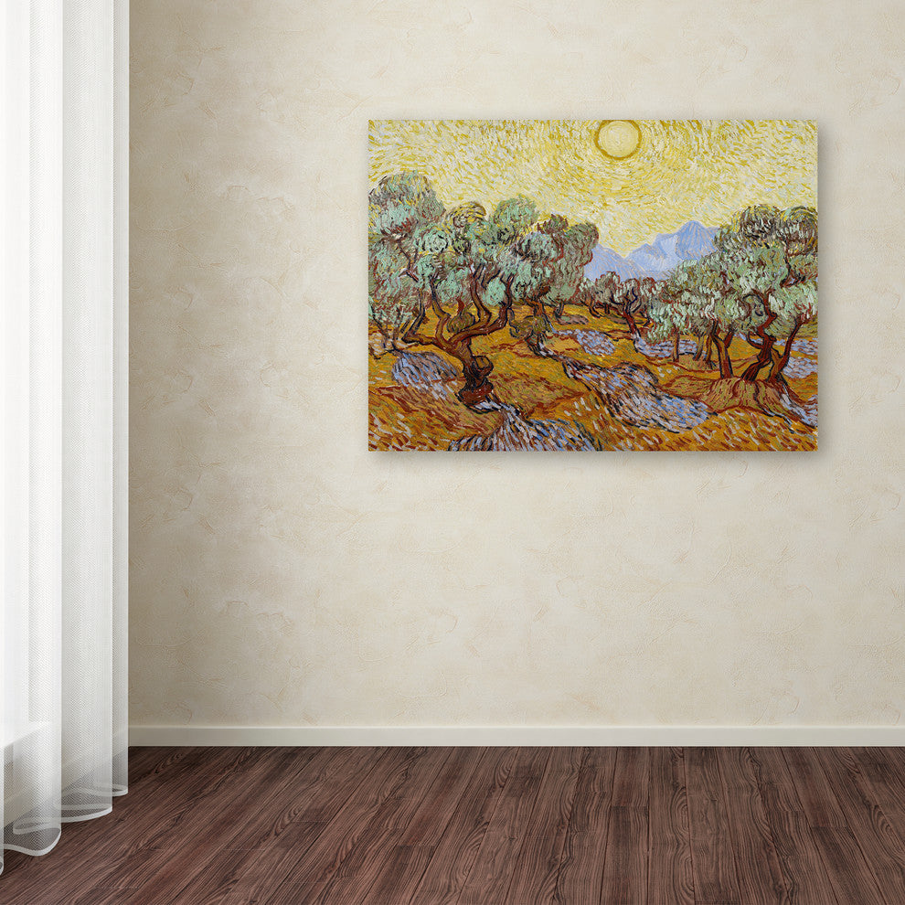 Vincent van Gogh 'Olive Trees 1889' Canvas Art, 19x14