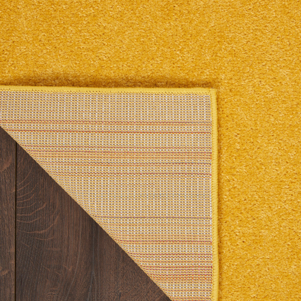 Nourison Essentials 9' x Square Yellow Outdoor Area Rug