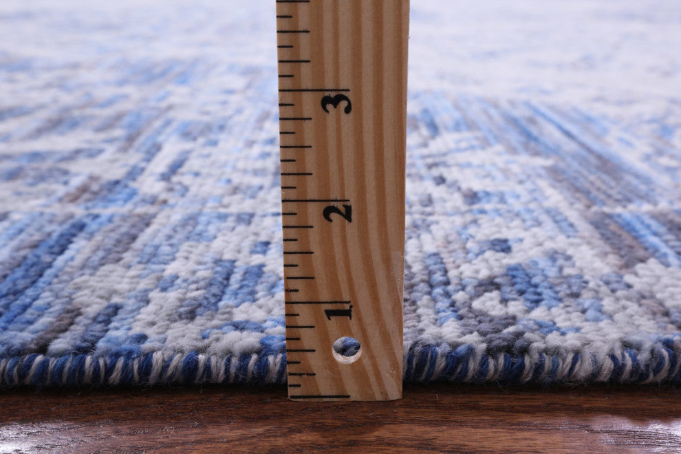 Modern Hand-Knotted Wool Rug 9' 1" X 12' 2" Q8761