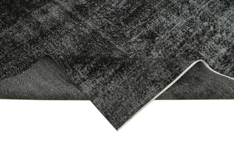 Rug N Carpet - Hand-knotted Anatolian 6' 5" x 9' 6" Vintage Overdyed Area Rug