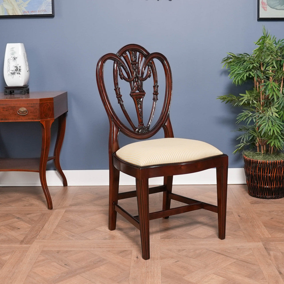 Carved Shield Back Side Chair
