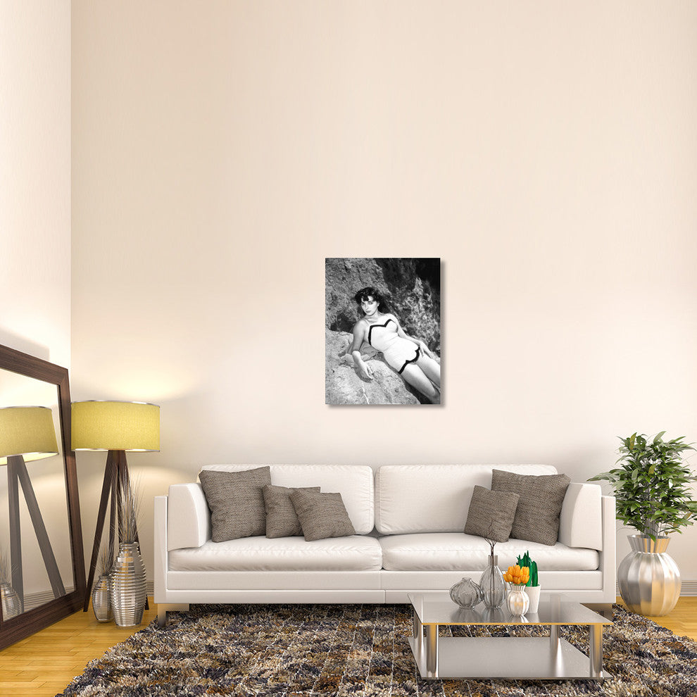 "Joan Collins" Stretched Canvas Giclee by Hollywood Photo Archive, 28x36"