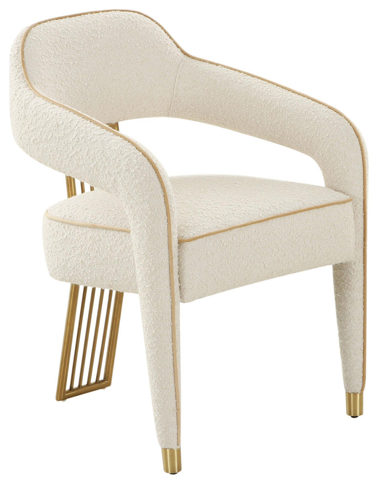 Corralis Cream Boucle Dining Chair