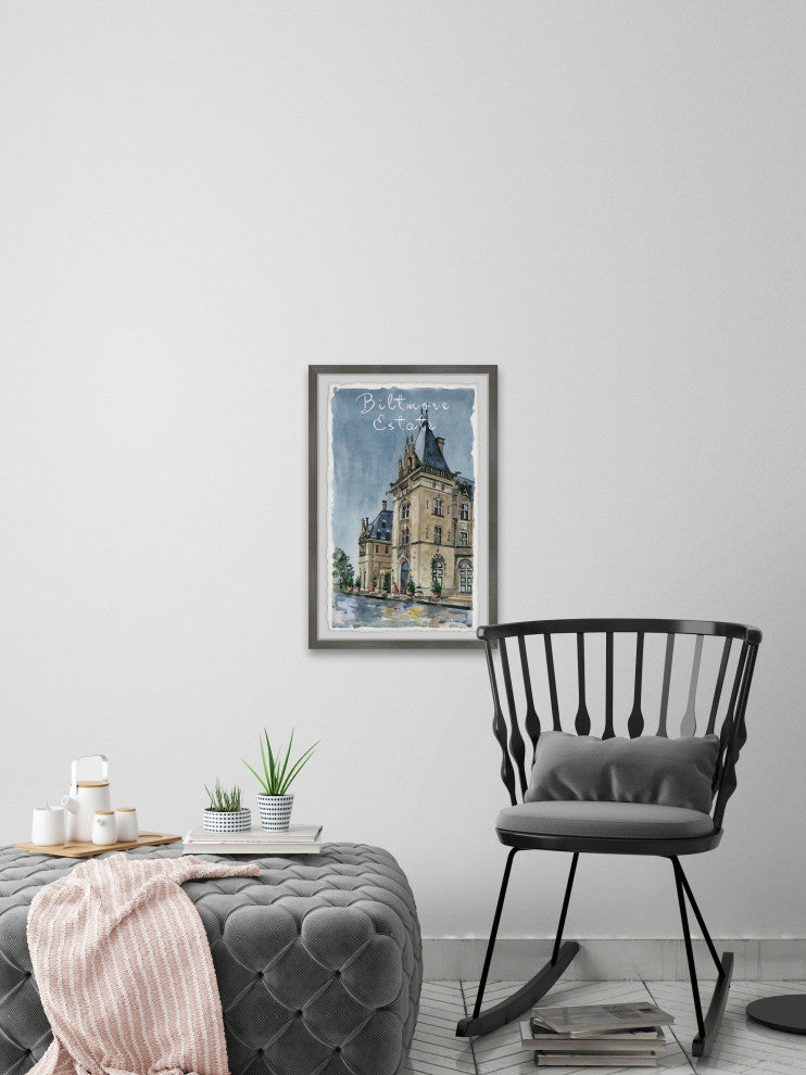 "Biltmore" Framed Painting Print, 8x12