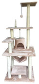 Ipet 65" Cat Tree Condo Teepee Exercise Tree in Beige
