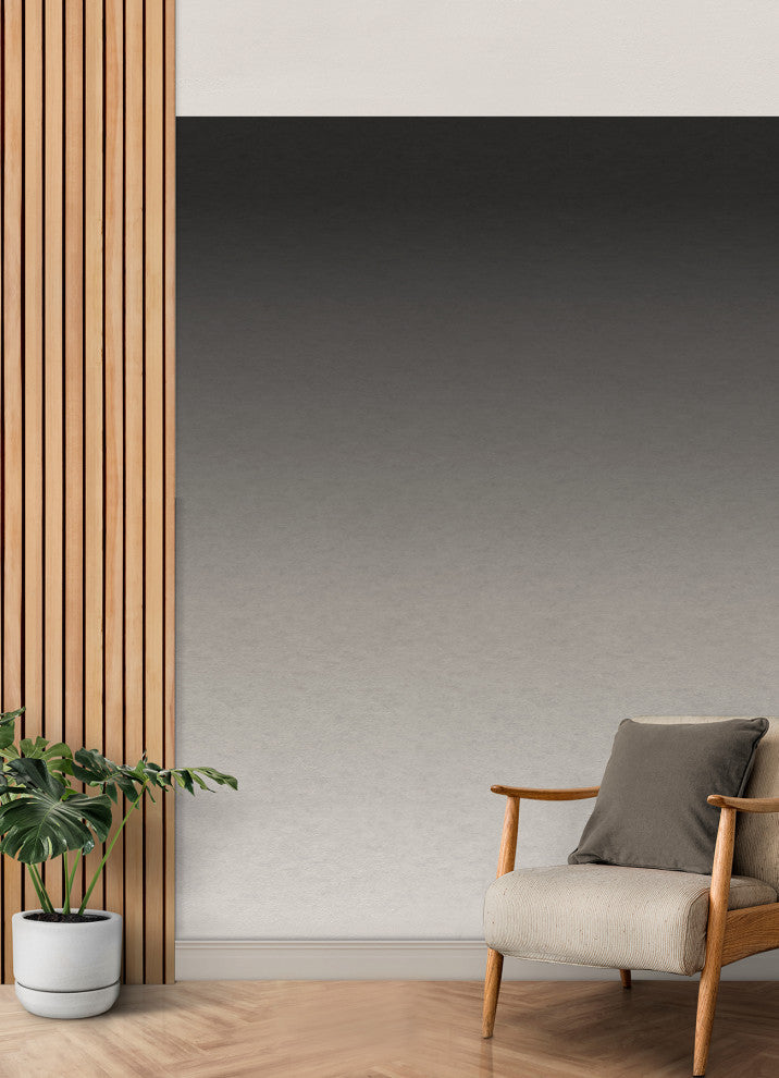 Charcoal Aura Ombre Peel & Stick Wallpaper Mural