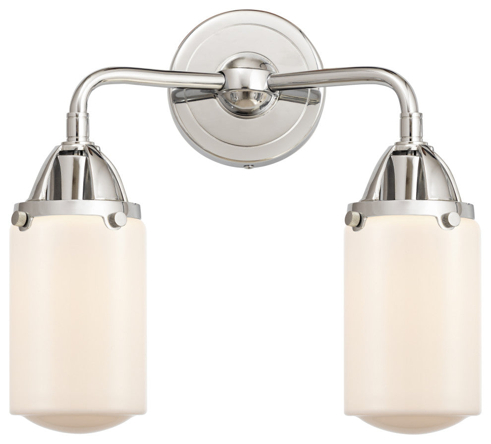288-2W-PC-G311-LED 2 Light 12.5" Bath Vanity Light, Polished Chrome